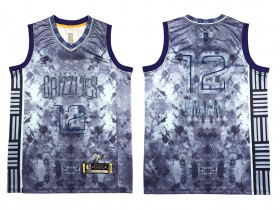 Memphis Grizzlies #12 Ja Morant Camo Select Series Jersey