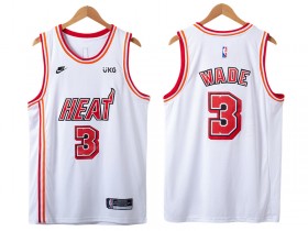 Miami Heat #3 Dwyane Wade 2022/23 White Classic Edition Swingman Jersey