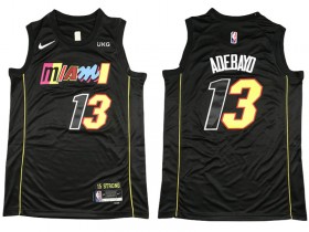 Miami Heat #13 Bam Adebayo Black 2021/22 City Edition Swingman Jersey