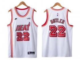 Miami Heat #22 Jimmy Butler 2022/23 White Classic Edition Swingman Jersey