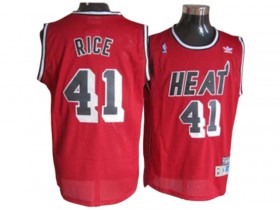 Miami Heat #41 Glen Rice Red Hardwood Classic Jersey