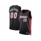 Custom Miami Heat Black Icon Edition Jersey