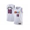 Custom Miami Heat White 2022/23 City Edition Swingman Jersey