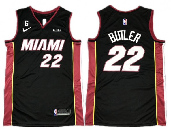 Miami Heat #22 Jimmy Butler Black Swingman Jersey