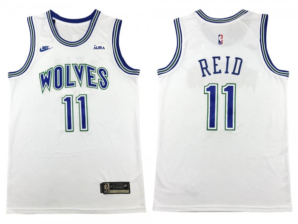 Minnesota Timberwolves #11 Naz Reid White Classic Edition Swingman Jersey