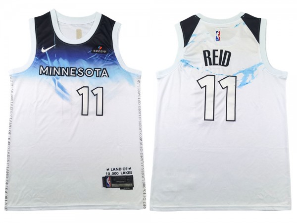 Minnesota Timberwolves #11 Naz Reid White 2024/25 City Edition Swingman Jersey Minnesota Timberwolves #11 Naz Reid White 2024/25 City Edition Swingman Jersey