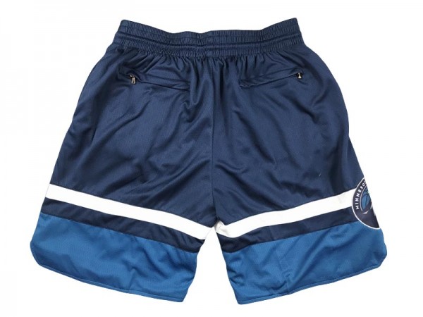 Minnesota Timberwolves Navy Shorts