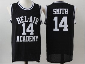 The Fresh Prince of Bel-Air Bel-Air Academy #14 Will Smith Black Movie Basketball Jersey