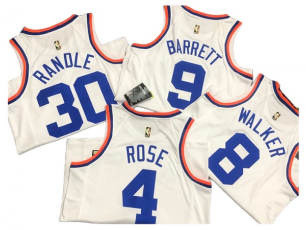 New York Knicks White Classic Edition Fastbreak Replica Jersey