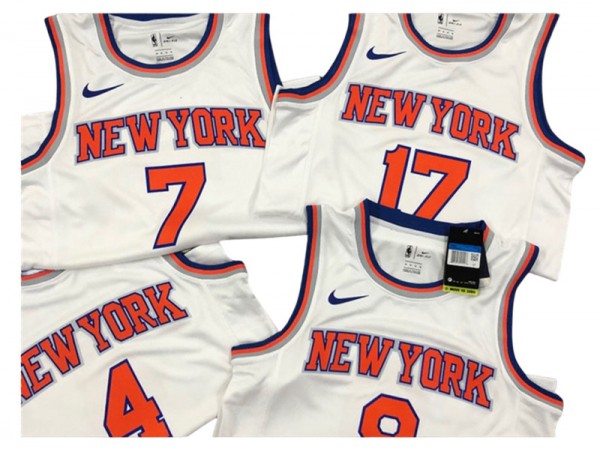 New York Knicks Blue & White Fastbreak Replica Jersey