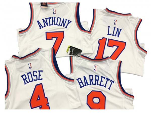 New York Knicks Blue & White Fastbreak Replica Jersey