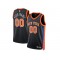 Custom New York Knicks Black 2022/23 City Edition Swingman Jersey