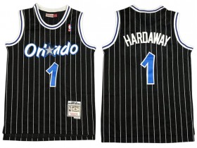 M&N Orlando Magic #1 Anfernee Hardaway Black 1993/94 Hardwood Classics Jersey