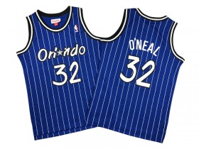 M&N Orlando Magic #32 Shaquille O'Neal Blue 1994/95 Hardwood Classics Jersey