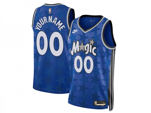 Custom Orlando Magic Blue Classic Edition Swingman Jersey