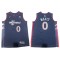 Philadelphia 76ers #0 Tyrese Maxey Navy 2023/24 City Edition Swingman Jersey