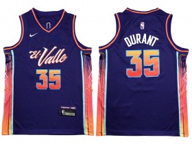 Phoenix Suns #35 Kevin Durant Purple 2023/24 City Edition Swingman Jersey