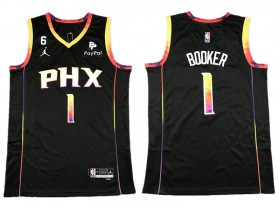 Phoenix Suns #1 Devin Booker 2023 Black Swingman Jersey