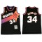 M&N Phoenix Suns #34 Charles Barkley Black Hardwood Classic Jersey