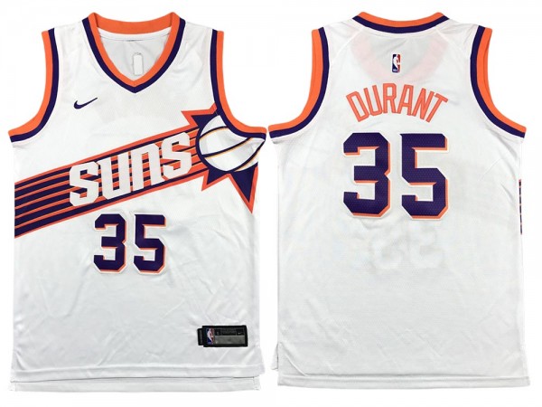 Phoenix Suns #35 Kevin Durant White 2023/24 Swingman Jersey