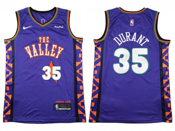 Phoenix Suns #35 Kevin Durant Purple 2024/25 City Edition Swingman Jersey