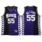 Sacramento Kings #55 Jason Williams Black/Purple Throwback Jersey