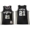 M&N San Antonio Spurs #21 Tim Duncan Black 1998/99 Hardwood Classics Jersey