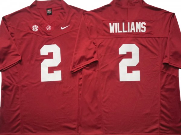 Alabama Crimson Tide #2 Ryan Williams Red Vapor F.U.S.E. Limited Jersey