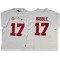 Alabama Crimson Tide #17 Jaylen Waddle White Football Jersey