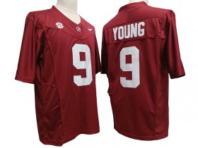 Alabama Crimson Tide #9 Bryce Young Red Vapor F.U.S.E. Limited Jersey