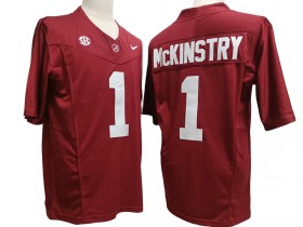 NCAA Alabama Crimson Tide #1 Kool-Aid McKinstry Red Vapor F.U.S.E. Limited Jersey