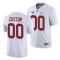 Custom NCAA Alabama Crimson Tide White Football Jersey