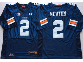 NCAA Auburn Tigers #2 Cameron Newton Navy College Football Jersey