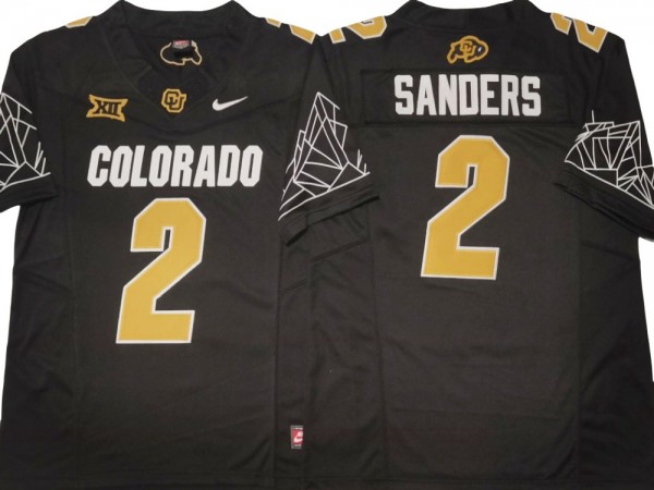 Colorado Buffaloes #2 Shedeur Sanders Black Vapor F.U.S.E. Limited Jersey