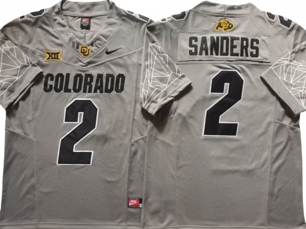 Colorado Buffaloes #2 Shedeur Sanders Gray Vapor F.U.S.E. Limited Jersey