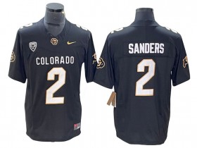 NCAA Colorado Buffaloes #2 Shedeur Sanders Black Vapor F.U.S.E. Limited Jersey