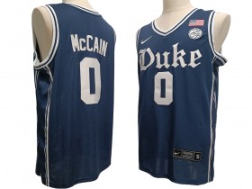 NCAA Duke Blue Devil #0 Jared McCain Navy College Basketball Jersey