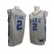 Duke Blue Devil #2 Cooper Flagg Gray Basketball Jersey
