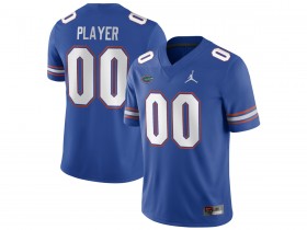 Custom NCAA Florida Gators Blue College Football Jersey