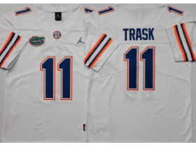 NCAA Florida Gators #11 Kyle Trask White College Football Jersey
