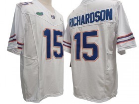 NCAA Florida Gators #15 Anthony Richardson White Vapor F.U.S.E. Limited Jersey