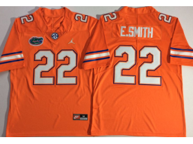 NCAA Florida Gators #22 Emmitt Smith Orange College Football Jersey