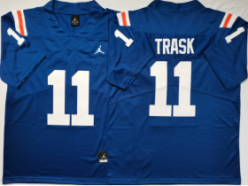 NCAA Florida Gators #11 Kyle Trask Blue Alternate College Football Jersey