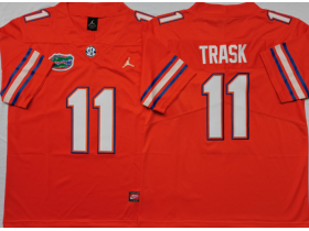 NCAA Florida Gators #11 Kyle Trask Orange College Football Jersey