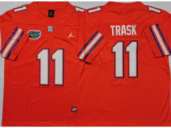 NCAA Florida Gators #11 Kyle Trask Orange College Football Jersey