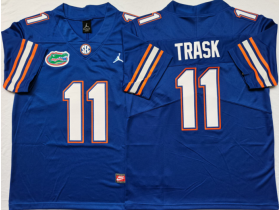 NCAA Florida Gators #11 Kyle Trask Blue College Football Jersey