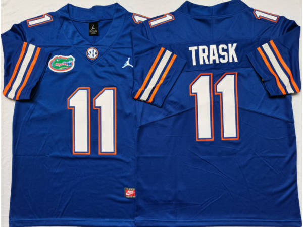 NCAA Florida Gators #11 Kyle Trask Blue College Football Jersey