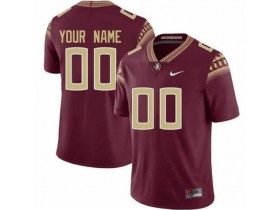 Custom Florida State Seminoles Red Football Jersey