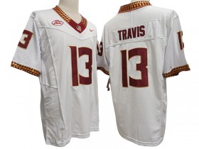 Florida State Seminoles #13 Jordan Travis White Vapor F.U.S.E. Limited Jersey