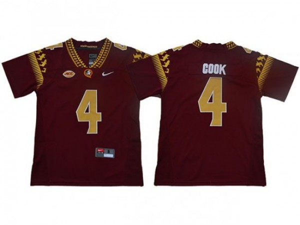 Florida State Seminoles #4 Dalvin Cook Red Football Jersey